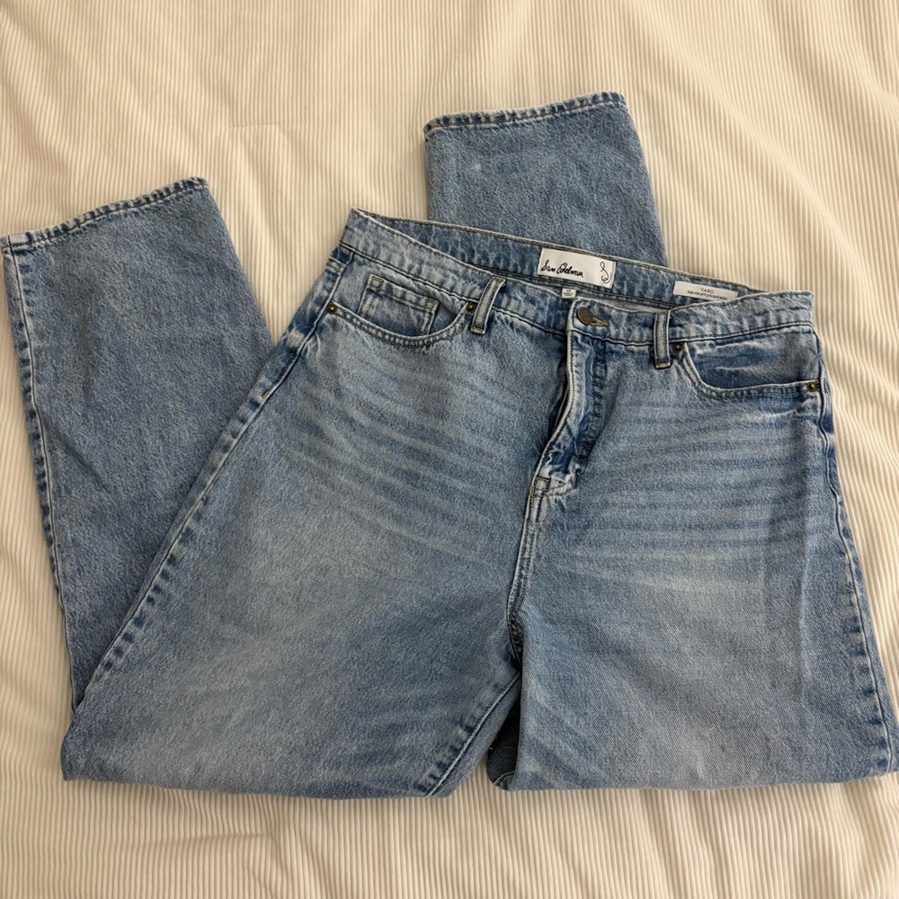 Sam Edelman Light Wash High Rise Jeans - 35 Inch Waist